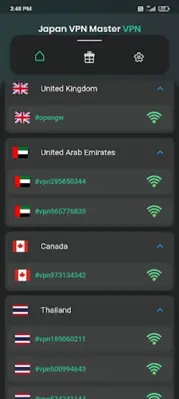 Japan VPN Master - VPN Proxy android App screenshot 1