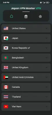 Japan VPN Master - VPN Proxy android App screenshot 3