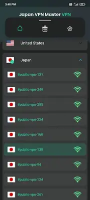 Japan VPN Master - VPN Proxy android App screenshot 4